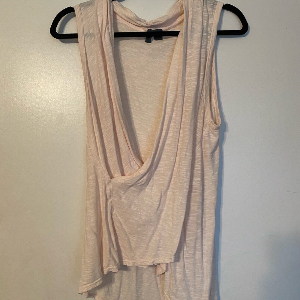 Sleeveless Drape Top